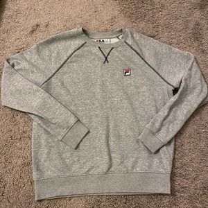 Gray fila crewneck nwot